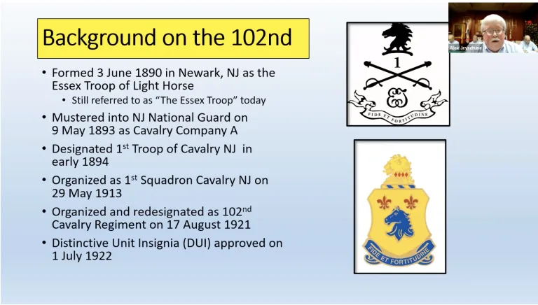 Lunchbox Lecture: The 102nd Cavalry: From Omaha Beach to Paris and Beyond
